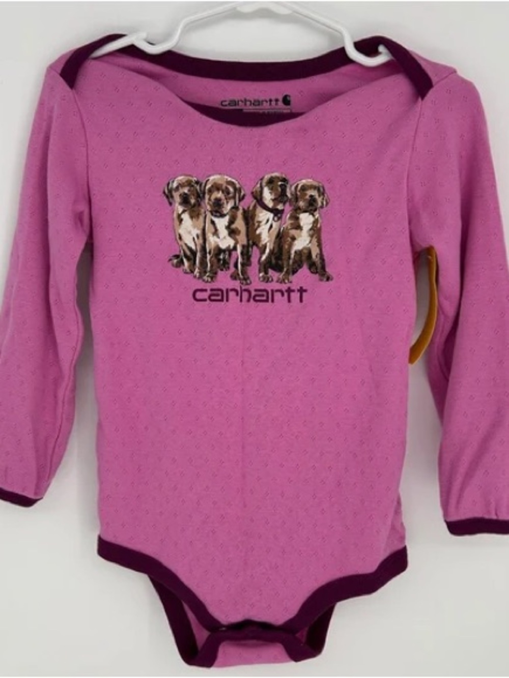 Carhartt Girls'  Puppy Graphic One-Piece